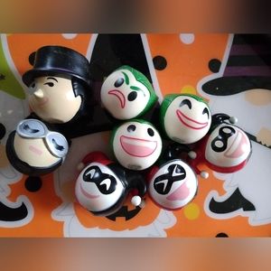 DC emojis Joker Harley Quinn